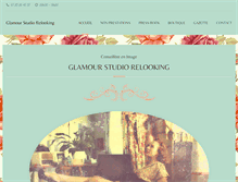 Tablet Screenshot of glamourstudiorelooking.com